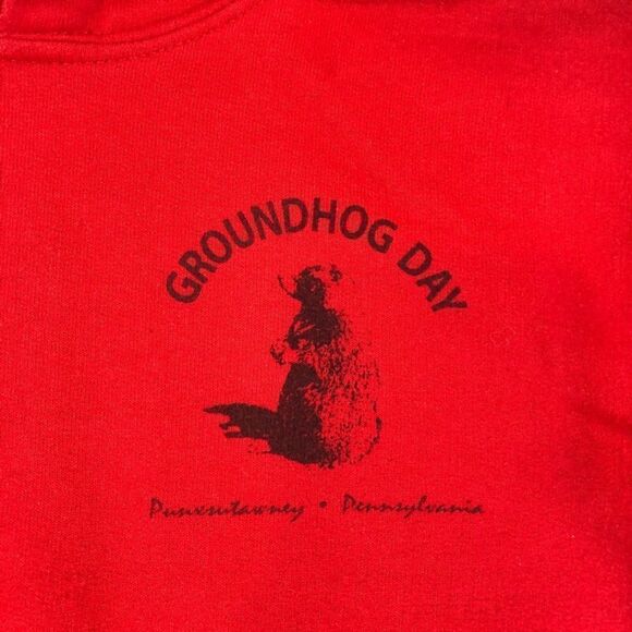 Groundhog Day Kids Sweatshirt, from Punxsutawney! - Picture 4 of 8
